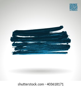 Brush stroke and texture. Vector design.