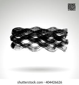 Brush stroke and texture. Vector design.