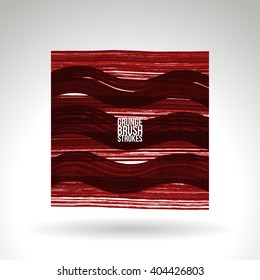 Brush stroke and texture. Vector design.