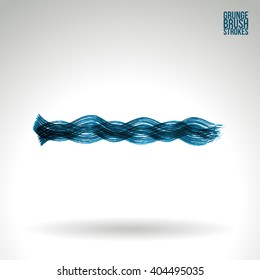 Brush stroke and texture. Vector design.