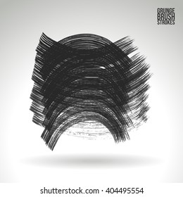 Brush stroke and texture. Vector design.