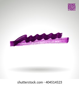Brush stroke and texture. Vector design.