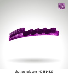 Brush stroke and texture. Vector design.