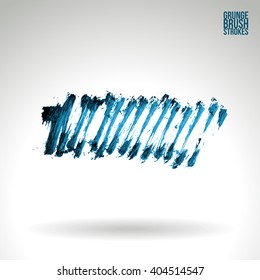 Brush stroke and texture. Vector design.