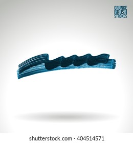 Brush stroke and texture. Vector design.