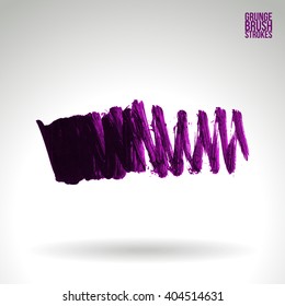 Brush stroke and texture. Vector design.