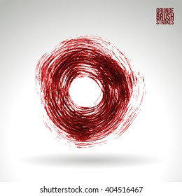 Brush stroke and texture. Vector design.