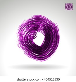 Brush stroke and texture. Vector design.