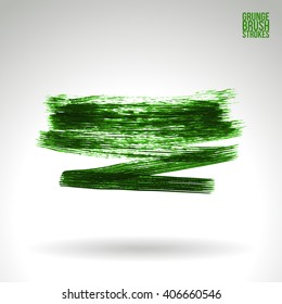 Brush stroke and texture. Vector design.