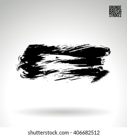 Brush stroke and texture. Vector design.