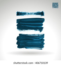 Brush stroke and texture. Vector design.