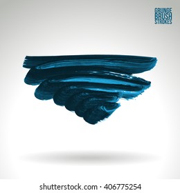 Brush stroke and texture. Vector design.
