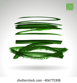 Brush stroke and texture. Vector design.
