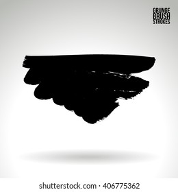 Brush stroke and texture. Vector design.