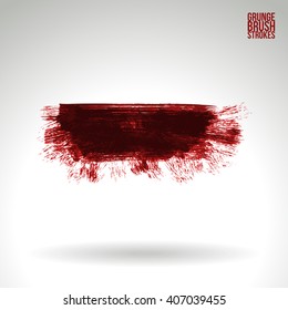 Brush stroke and texture. Vector design.