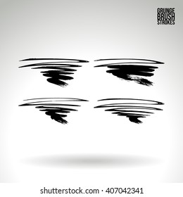 Brush stroke and texture. Vector design.