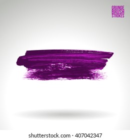 Brush stroke and texture. Vector design.