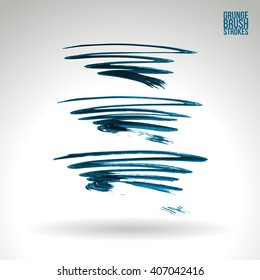Brush stroke and texture. Vector design.