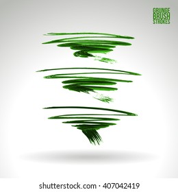 Brush stroke and texture. Vector design.