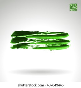 Brush stroke and texture. Vector design.