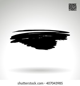 Brush stroke and texture. Vector design.