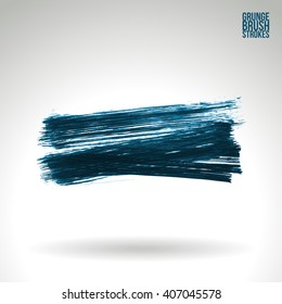 Brush stroke and texture. Vector design.