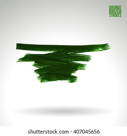 Brush stroke and texture. Vector design.