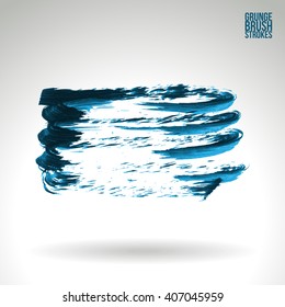 Brush stroke and texture. Vector design.