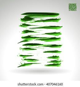Brush stroke and texture. Vector design.