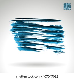 Brush stroke and texture. Vector design.