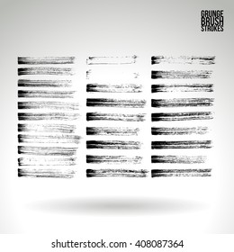 Brush stroke and texture. Vector design.
