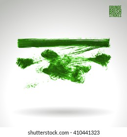 Brush stroke and texture. Vector design.