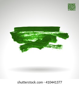 Brush stroke and texture. Vector design.