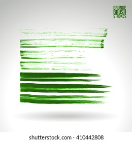 Brush stroke and texture. Vector design.