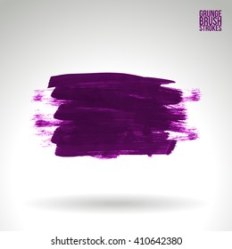 Brush stroke and texture. Vector design.