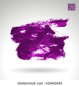 Brush stroke and texture. Vector design.