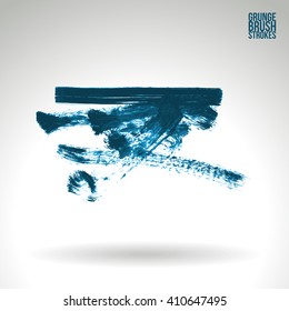 Brush stroke and texture. Vector design.