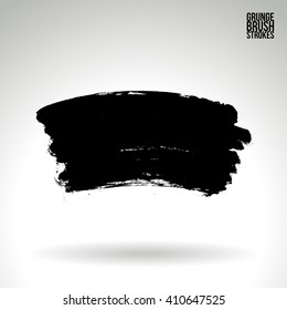 Brush stroke and texture. Vector design.