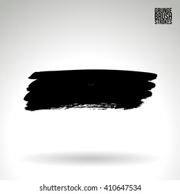 Brush stroke and texture. Vector design.