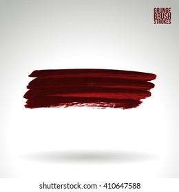 Brush stroke and texture. Vector design.