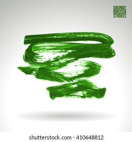 Brush stroke and texture. Vector design.