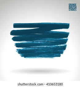 Brush stroke and texture. Vector design.