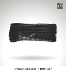 Brush stroke and texture. Vector design.