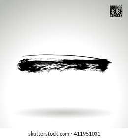 Brush stroke and texture. Vector design.