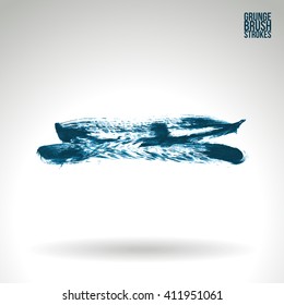 Brush stroke and texture. Vector design.