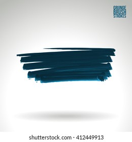 Brush stroke and texture. Vector design.