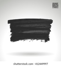 Brush stroke and texture. Vector design.