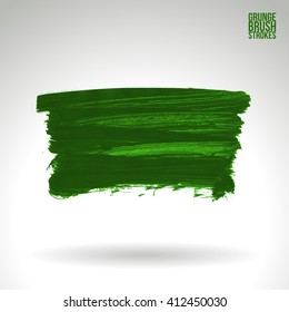 Brush stroke and texture. Vector design.