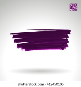 Brush stroke and texture. Vector design.