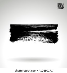 Brush stroke and texture. Vector design.